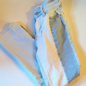 PacSun Two-Tone Straight Leg Jeans